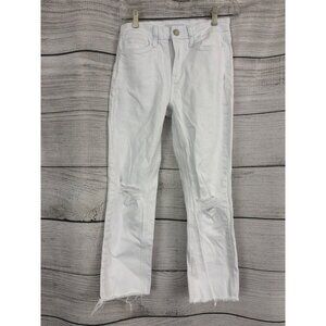 Vervet White Distressed High-Rise Jeans Size 26